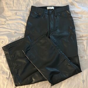 Abercrombie leather pants